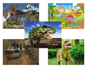 쥬라기 월드(A3_공룡퍼즐_114종) 생생한 공룡 이미지, 어린이판퍼즐